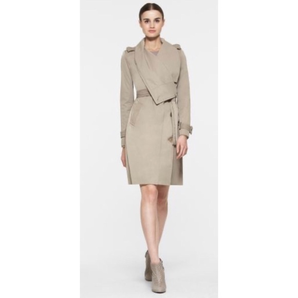 BCBGMAXAZRIA Olivia trench coat - Picture 1 of 8